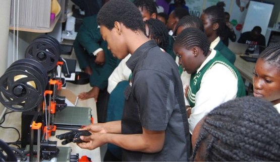 Students receiving awards
